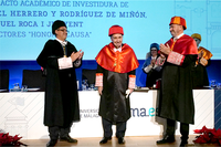 Roca i Junyent y Herrero y Rodríguez de Miñón, nuevos doctores honoris causa de la Universidad de Málaga