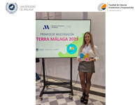 Rocío Montoro Gómez, primer premio de la categoría TFG