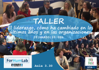 Taller El liderazgo, cómo ha cambiado en los últimos años y en las organizaciones