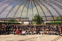 Los estudiantes del 'Buddy Program' celebran en el Jardín Botánico un encuentro de bienvenida