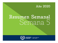 Resumen Semanal | Semana 5 | 2020