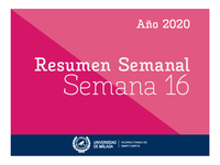 Resumen Semanal | Semana 16 | 2020