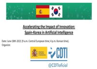 Webinario en Inteligencia Artificial con Corea del Sur