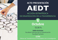 Acto de Presentación Oficial de la Estrategia de Dinamización de la Transferencia (AEDT)