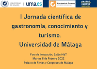 I Jornada científica de gastronomía, conocimiento y turismo.