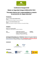 "Principios básicos de la responsabilidad en materia de prevención de riesgos laborales"