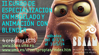   II Curso de especialización en modelado y animación con Blender