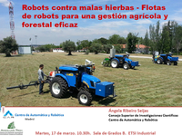 Conferencia "Robots contra malas hierbas - Flotas de Robots para una gestión agrícola y forestal eficaz" 