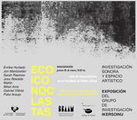 Exposición en Bellas Artes “ECOICONOCLASTAS”