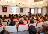 Homenaje a Giner de los Ríos en la Universidad de Málaga en el centenario de su muerte