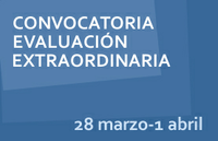 Convocatoria de Evaluación Extraordinaria. Curso académico 2015/2016 (primera convocatoria)