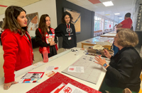 Mesas informativas en los campus universitarios, durante la Semana del Voluntariado 2023