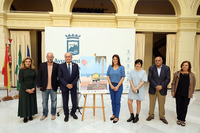 Un instante de la presentación de la Feria del libro