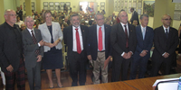 Homenaje a los decanos de la Facultad de Económicas, en su 50 aniversario