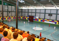 Gran ambiente en El Maulí para ver el partido de la UMA contra la Universidad Estatal de Siberia