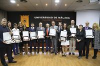 Acto de entrega de premios en la Facultad de Turismo