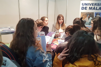 Stand de la UMA en el XVI Salón del Estudiante de Lucena