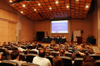 Inauguración del encuentro con motivo del 'Día de la Química', en la Facultad de Ciencias