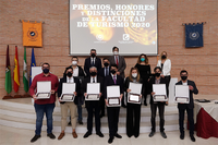 Entrega de premios en la Facultad de Turismo