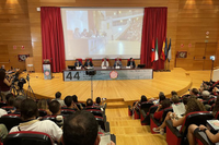 Inauguración del congreso en la Facultad de Derecho