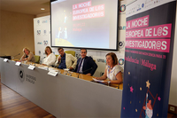 Presentación de La Noche Europea de los Investigadores en el Rectorado