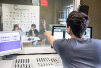 Trabajos 'in situ' en el estudio de radio