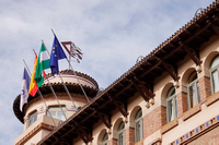 Edificio institucional de la Universidad de Málaga