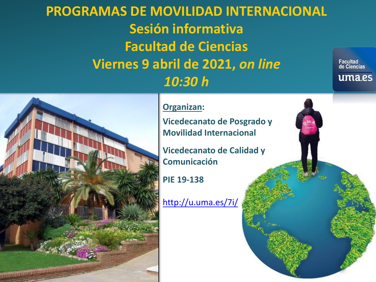 cartel sesion informativa movilidad ciencias 2021